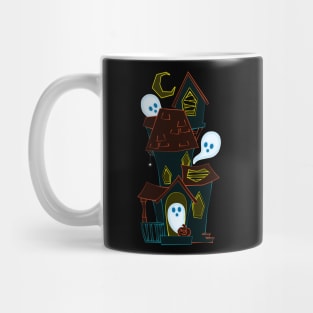 A Spooky Ghost House Mug